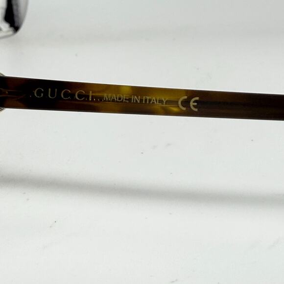 GUCCI GG1074O 005 Cat Eye Havana Dark DEMO LENS Frame Only 53-18-145 H19090 - Picture 6 of 7